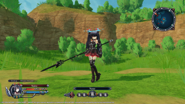 Игра Cyberdimension Neptunia: 4 Goddesses Online - Black Heart Angel Ring, скриншот