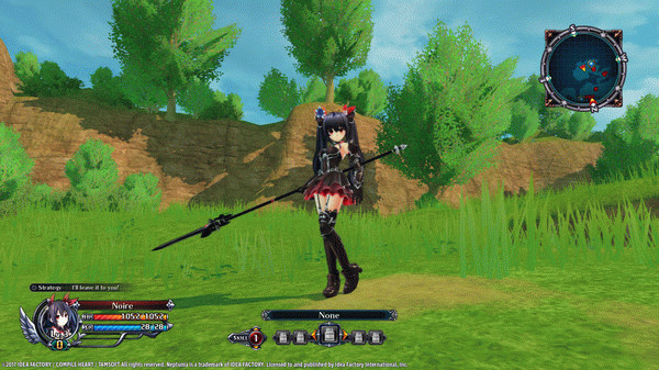Игра Cyberdimension Neptunia: 4 Goddesses Online - Black Heart Hair Tie, скриншот