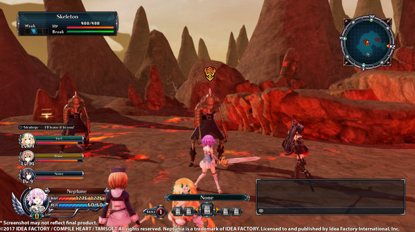Игра Cyberdimension Neptunia: 4 Goddesses Online, скриншот