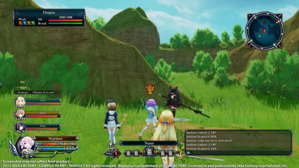 Игра Cyberdimension Neptunia: 4 Goddesses Online, скриншот
