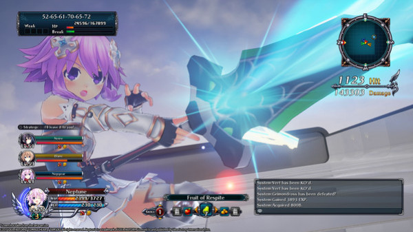 Игра Cyberdimension Neptunia: 4 Goddesses Online, скриншот