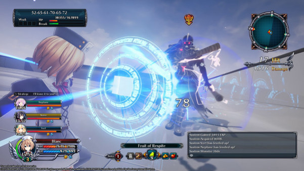 Игра Cyberdimension Neptunia: 4 Goddesses Online, скриншот