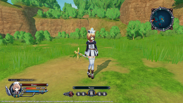 Игра Cyberdimension Neptunia: 4 Goddesses Online - White Heart Hair Tie, скриншот