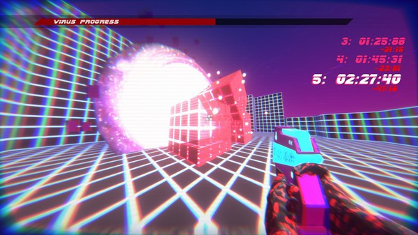 Игра Cybershock: Future Parkour, скриншот