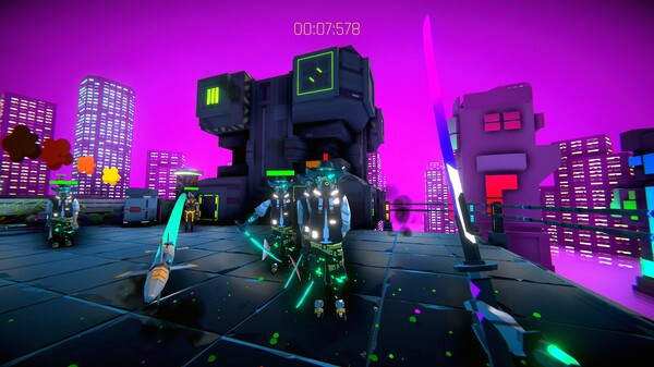 Игра CYBERSLAYER: No Time to Regret, скриншот