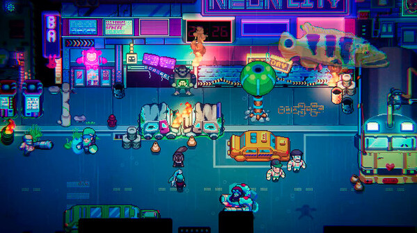 Игра Cyberwar: Neon City, скриншот