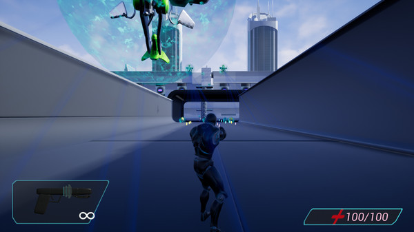 Игра Cyborg Invasion Shooter, скриншот