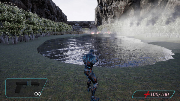 Игра Cyborg Invasion Shooter, скриншот
