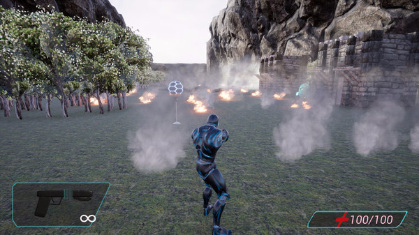 Игра Cyborg Invasion Shooter, скриншот