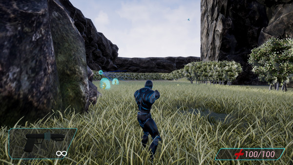 Игра Cyborg Invasion Shooter, скриншот