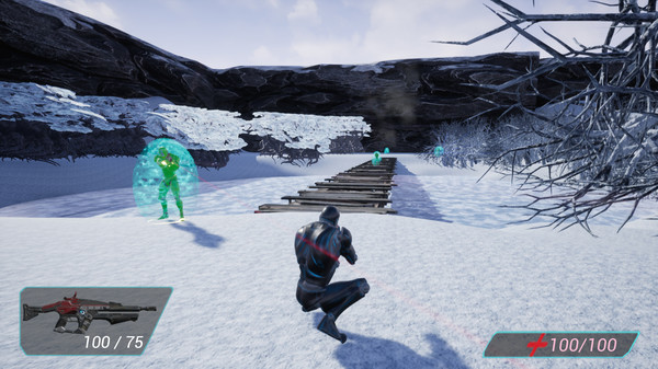 Игра Cyborg Invasion Shooter, скриншот