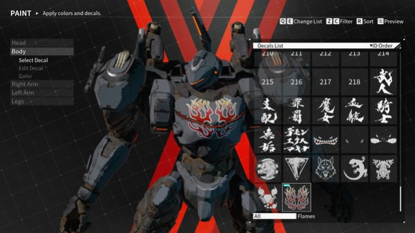 Игра DAEMON X MACHINA - Arsenal Decals Bundle, скриншот