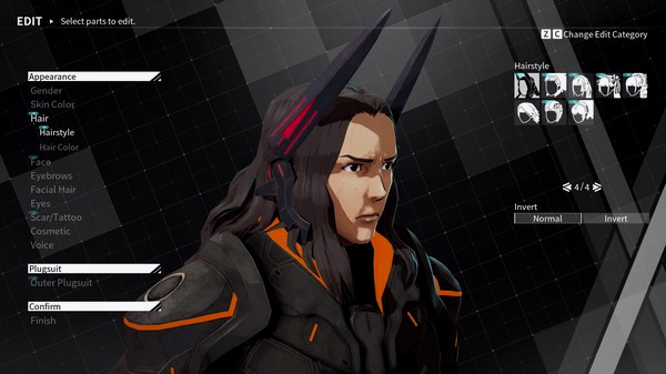 Игра DAEMON X MACHINA - Outer Hairstyles Bundle 1, скриншот