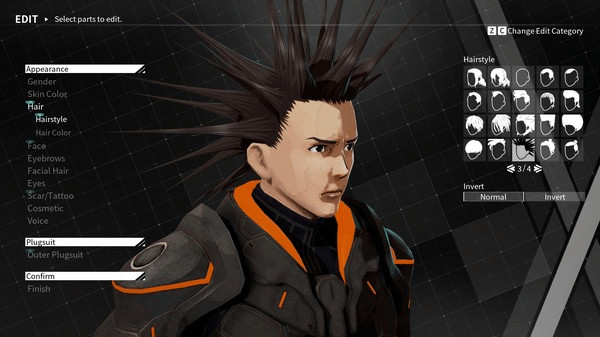 Игра DAEMON X MACHINA - Outer Hairstyles Bundle 1, скриншот