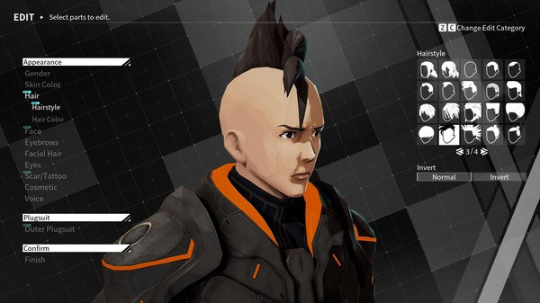 Игра DAEMON X MACHINA - Outer Hairstyles Bundle 1, скриншот