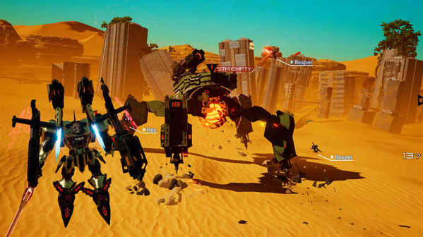 Игра DAEMON X MACHINA, скриншот
