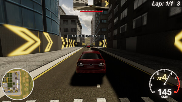 Игра Daily Driven Racer, скриншот