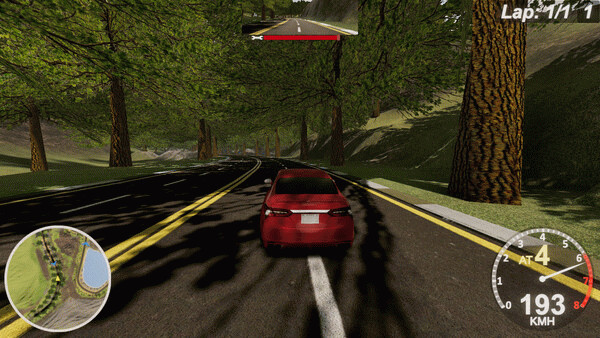 Игра Daily Driven Racer, скриншот