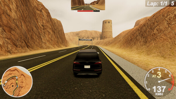 Игра Daily Driven Racer, скриншот