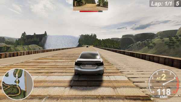 Игра Daily Driven Racer, скриншот
