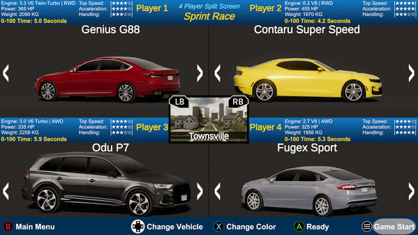 Игра Daily Driven Racer, скриншот