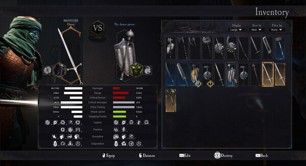 Игра DAIMON BLADES, скриншот
