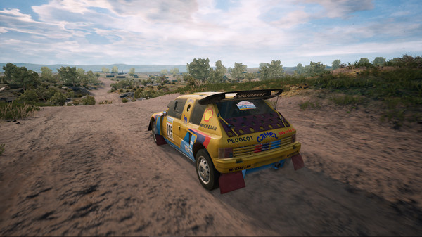 Игра Dakar 18 - Ari Vatanen / Peugeot 205 Turbo 16, скриншот