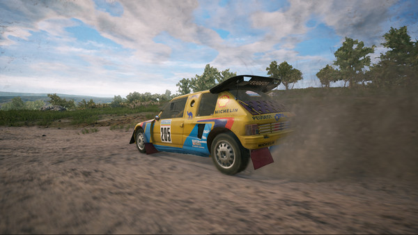 Игра Dakar 18 - Ari Vatanen / Peugeot 205 Turbo 16, скриншот