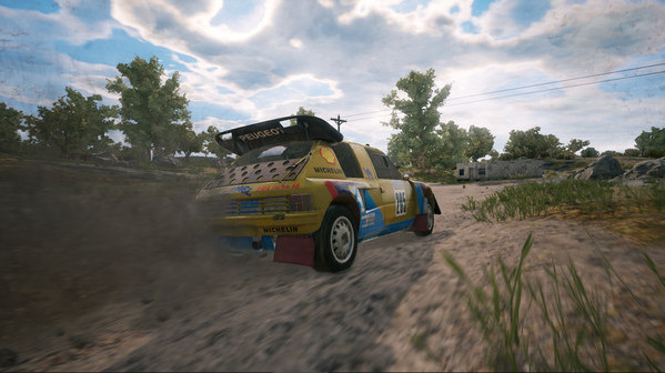 Игра Dakar 18 - Ari Vatanen / Peugeot 205 Turbo 16, скриншот