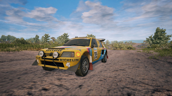 Игра Dakar 18 - Ari Vatanen / Peugeot 205 Turbo 16, скриншот
