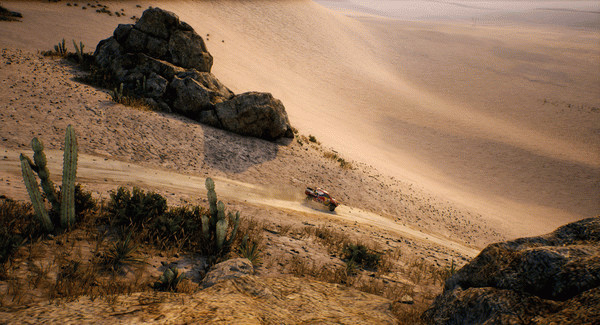Игра Dakar 18, скриншот