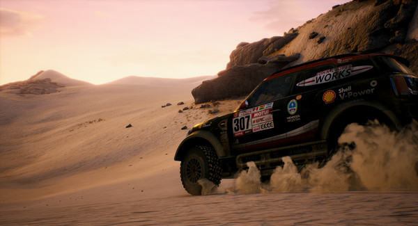 Игра Dakar 18, скриншот