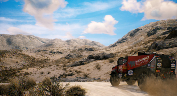 Игра Dakar 18, скриншот
