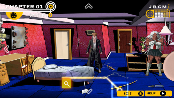 Игра Danganronpa: Trigger Happy Havoc, скриншот