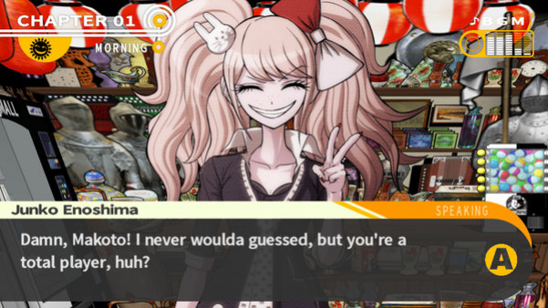 Игра Danganronpa: Trigger Happy Havoc, скриншот
