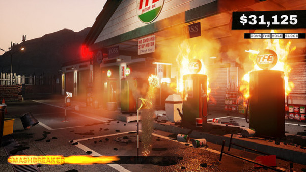 Игра Dangerous Golf, скриншот
