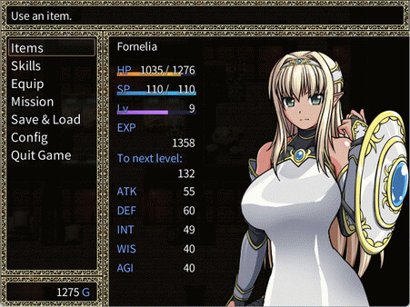 Игра Dark Elf Historia, скриншот