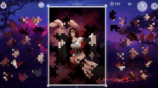 Игра Dark Fantasy 2: Jigsaw Puzzle, скриншот