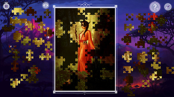Игра Dark Fantasy 2: Jigsaw Puzzle, скриншот