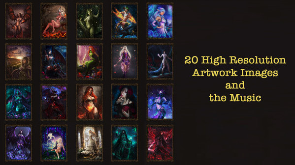Игра Dark Fantasy: Artwork and Music, скриншот