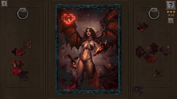 Игра Dark Fantasy: Jigsaw Puzzle, скриншот