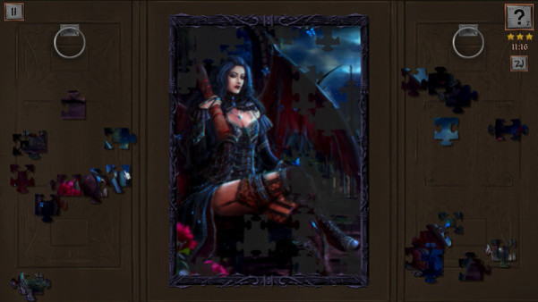Игра Dark Fantasy: Jigsaw Puzzle, скриншот