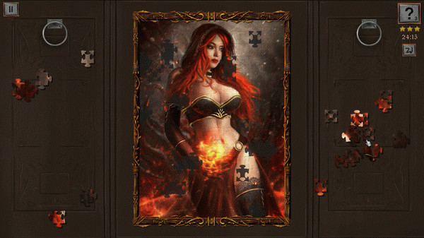 Игра Dark Fantasy: Jigsaw Puzzle, скриншот