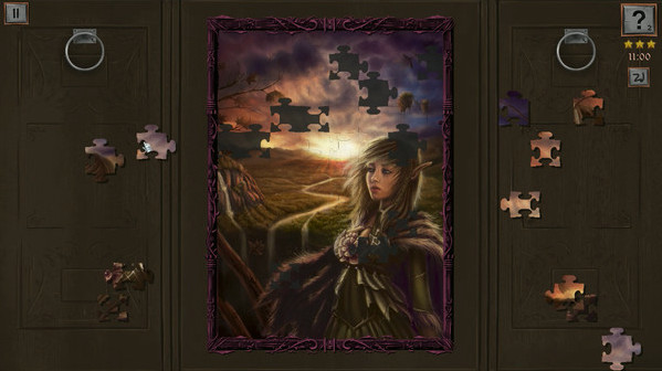 Игра Dark Fantasy: Jigsaw Puzzle, скриншот