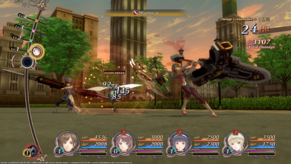 Игра Dark Rose Valkyrie, скриншот