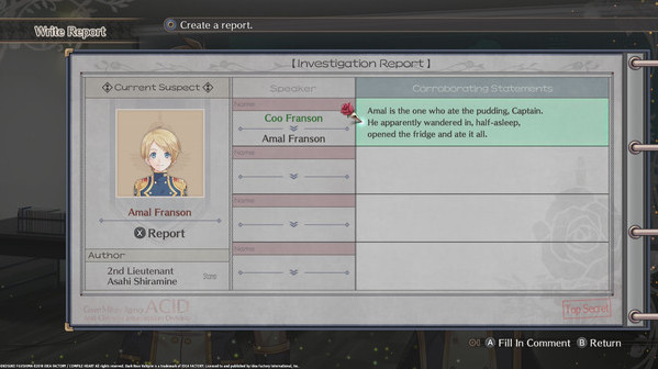 Игра Dark Rose Valkyrie, скриншот