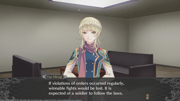 Игра Dark Rose Valkyrie, скриншот