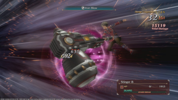 Игра Dark Rose Valkyrie, скриншот