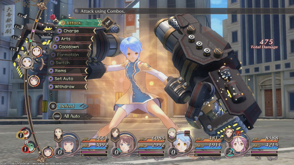Игра Dark Rose Valkyrie, скриншот