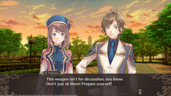 Игра Dark Rose Valkyrie, скриншот
